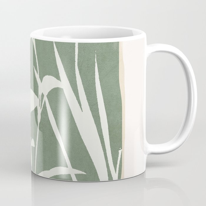 Minimal Abstract Leaves 10 Coffee Mug Gallery Image 1