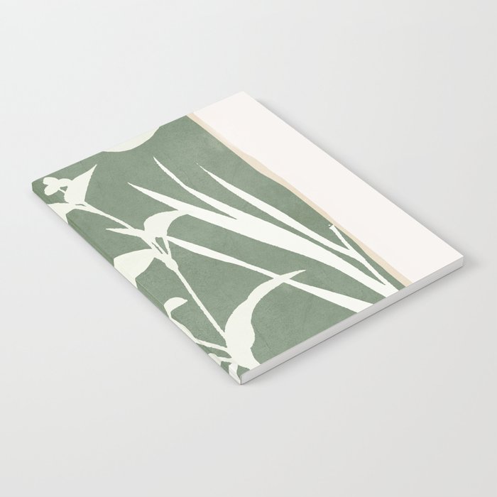 Minimal Abstract Leaves 10 Notebook Gallery Image 2