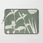 Minimal Abstract Leaves 10 Laptop Sleeve Gallery Image 1