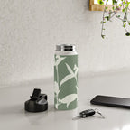 Minimal Abstract Leaves 10 Water Bottle Gallery Image 4