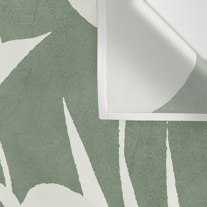 Minimal Abstract Leaves 10 Wall Tapestry Gallery Image 3