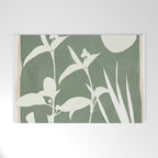 Minimal Abstract Leaves 10 Welcome Mat Gallery Image 1