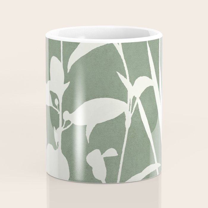 Minimal Abstract Leaves 10 Coffee Mug Gallery Image 4