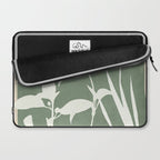 Minimal Abstract Leaves 10 Laptop Sleeve Gallery Image 2