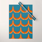 Abstraction_SUN_RISING_RETRO_SPACE_POP_ART_0906S Wrapping Paper Gallery Image 1