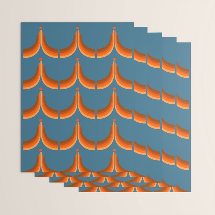 Abstraction_SUN_RISING_RETRO_SPACE_POP_ART_0906S Wrapping Paper Gallery Image 3