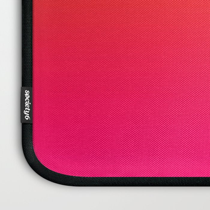 Bright Orange and Pink Gradient Laptop Sleeve Gallery Image 3