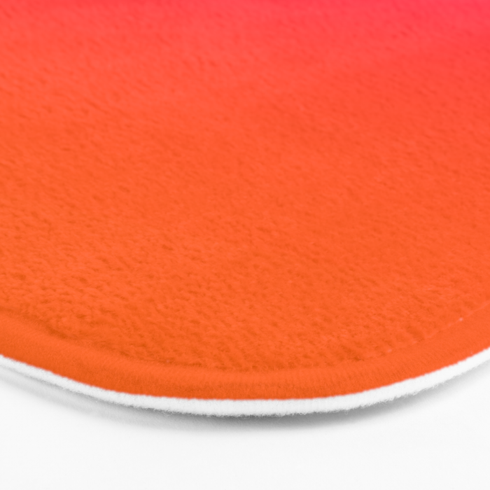 Bright Orange and Pink Gradient Bath Mat Gallery Image 3