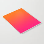 Bright Orange and Pink Gradient Notebook Gallery Image 2