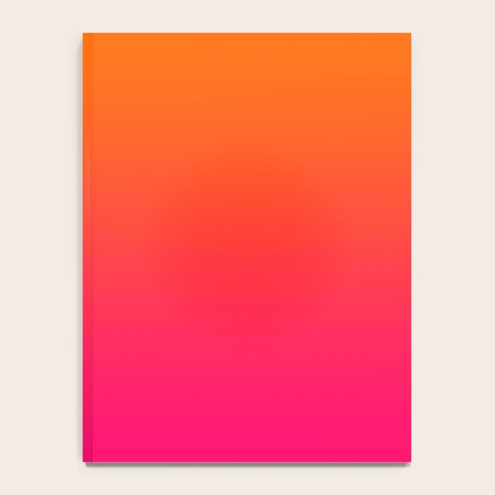 Bright Orange and Pink Gradient Notebook Gallery Image 4
