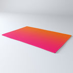 Bright Orange and Pink Gradient Rug Gallery Image 3