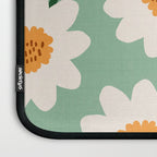 Flower field - mint & orange Laptop Sleeve Gallery Image 3