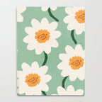 Flower field - mint & orange Notebook Gallery Image 4