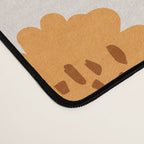 Flower field - mint & orange Desk Mat Gallery Image 4