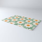Flower field - mint & orange Rug Gallery Image 3