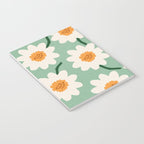 Flower field - mint & orange Notebook Gallery Image 3