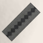 mudcloth diamonds - onyx Yoga Mat Gallery Image 1