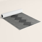 mudcloth diamonds - onyx Yoga Mat Gallery Image 2