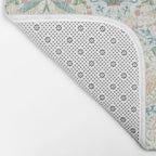 William Morris Strawberry Thief Cochineal Willow Bath Mat Gallery Image 2