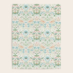 William Morris Strawberry Thief Cochineal Willow Poster Gallery Image 4