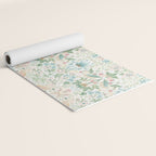 William Morris Strawberry Thief Cochineal Willow Yoga Mat Gallery Image 2