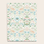 William Morris Strawberry Thief Cochineal Willow Notebook Gallery Image 4