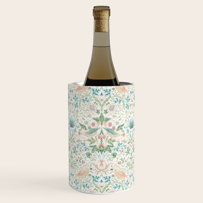 William Morris Strawberry Thief Cochineal Willow Wine Chiller Gallery Image 1