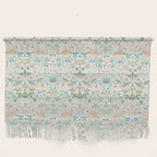 William Morris Strawberry Thief Cochineal Willow Wall Hanging Gallery Image 1
