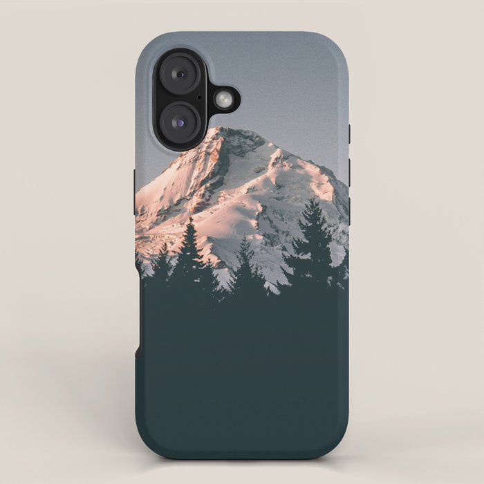 First Light on Mount Hood iPhone Case Gallery Image 1