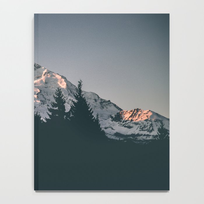First Light on Mount Hood Notebook Gallery Image 4
