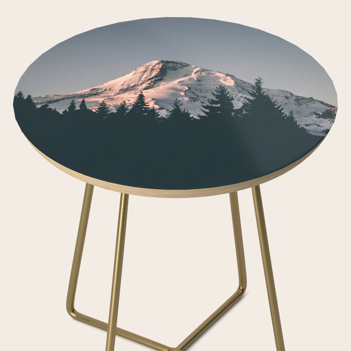 First Light on Mount Hood Side Table Gallery Image 2
