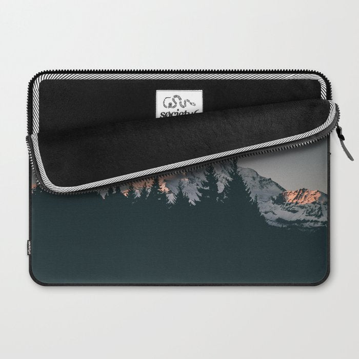First Light on Mount Hood Laptop Sleeve Gallery Image 2