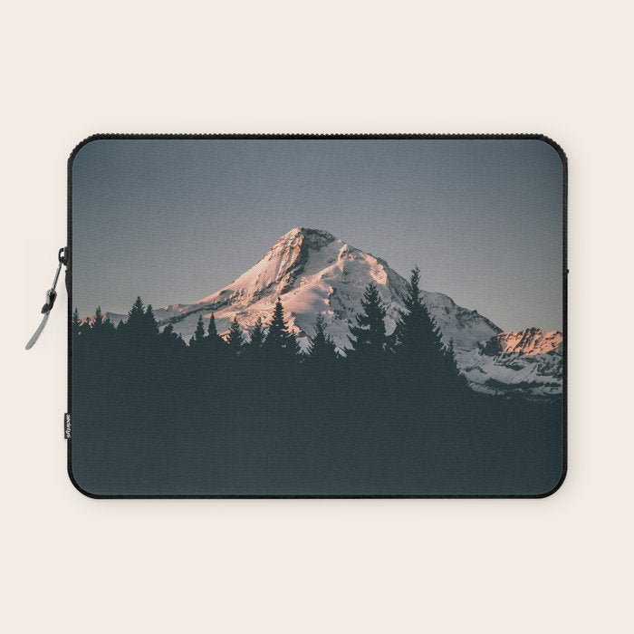First Light on Mount Hood Laptop Sleeve Gallery Image 1