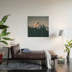 First Light on Mount Hood Wood Wall Art Gallery Image 2