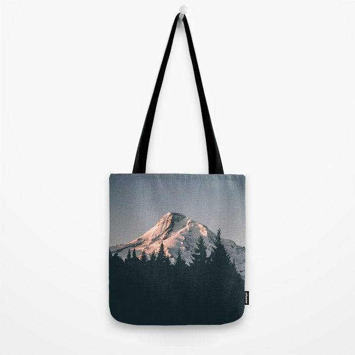 First Light on Mount Hood Tote Bag Gallery Image 2