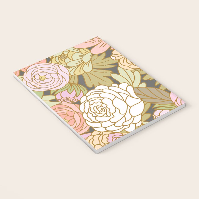 Boho Blooms | Pastel Fall Colors Notebook Gallery Image 3