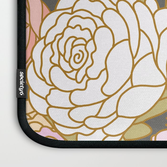 Boho Blooms | Pastel Fall Colors Laptop Sleeve Gallery Image 3