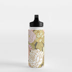 Boho Blooms | Pastel Fall Colors Water Bottle Gallery Image 3