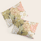 Boho Blooms | Pastel Fall Colors Pillow Sham Gallery Image 3