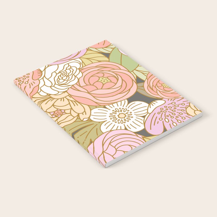 Boho Blooms | Pastel Fall Colors Notebook Gallery Image 2