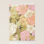 Boho Blooms | Pastel Fall Colors Stationery Card Gallery Image 2