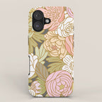 Boho Blooms | Pastel Fall Colors iPhone Case Gallery Image 1
