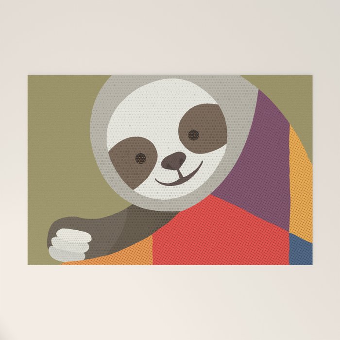 Sloth Welcome Mat Gallery Image 1