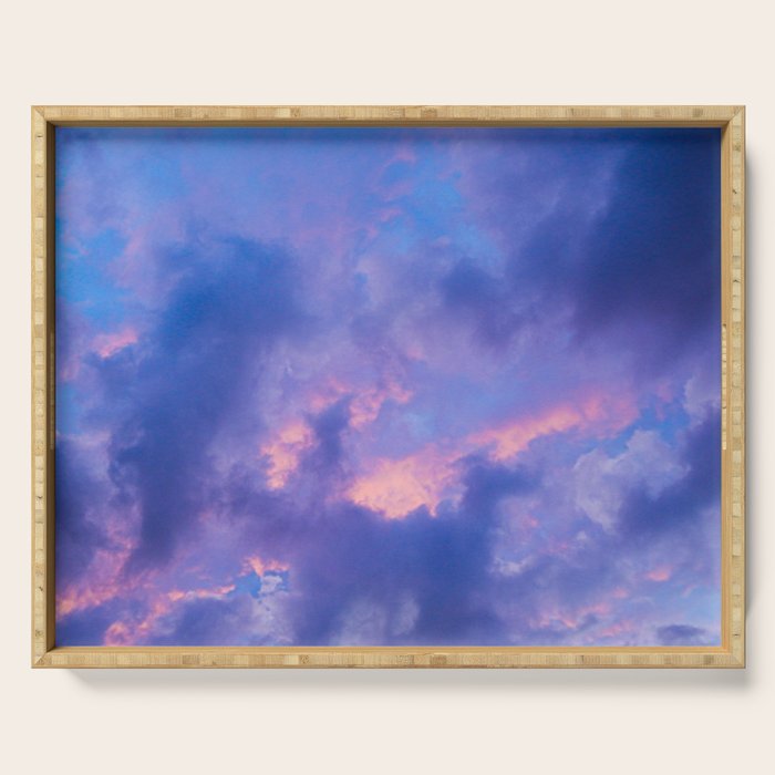 Dusk Clouds Serving Tray Gallery Image 1