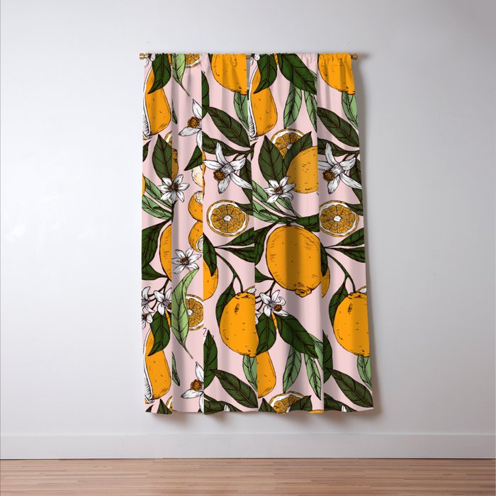 Succulent sweets oranges Window Curtain Gallery Image 3