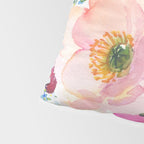 5 pink peonies in watercolor Pillow Sham Gallery Image 4