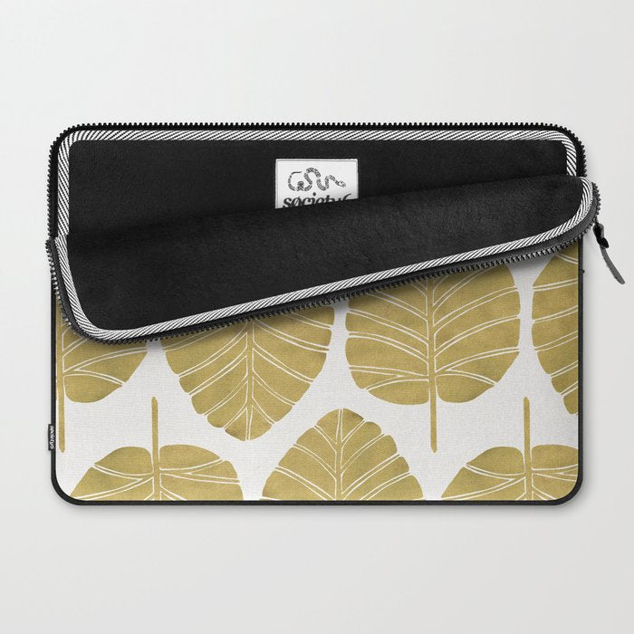 Elephant Ear Alocasia - Gold Palette Laptop Sleeve Gallery Image 2