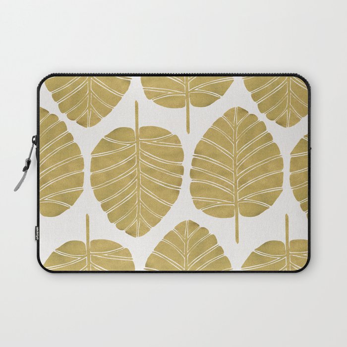Elephant Ear Alocasia - Gold Palette Laptop Sleeve Gallery Image 1