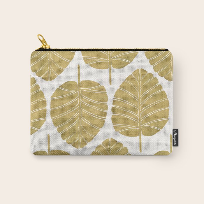 Elephant Ear Alocasia - Gold Palette Carry All Pouch Gallery Image 1