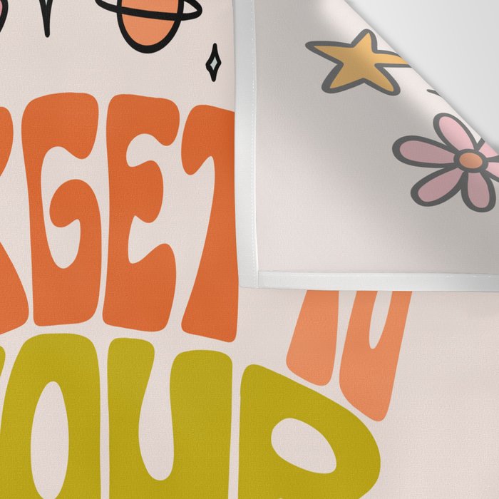 Don't Forget to Heal Your Inner Child Wall Tapestry Gallery Image 3